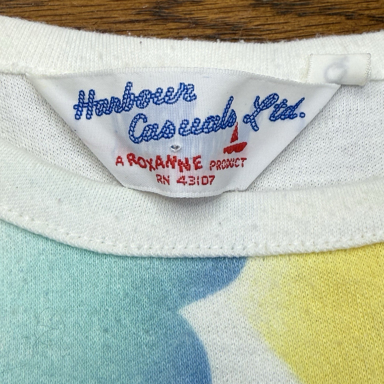Vintage Harbour Casuals Ltd. Beach Wear Timothy Jackson Sleevless Shirt