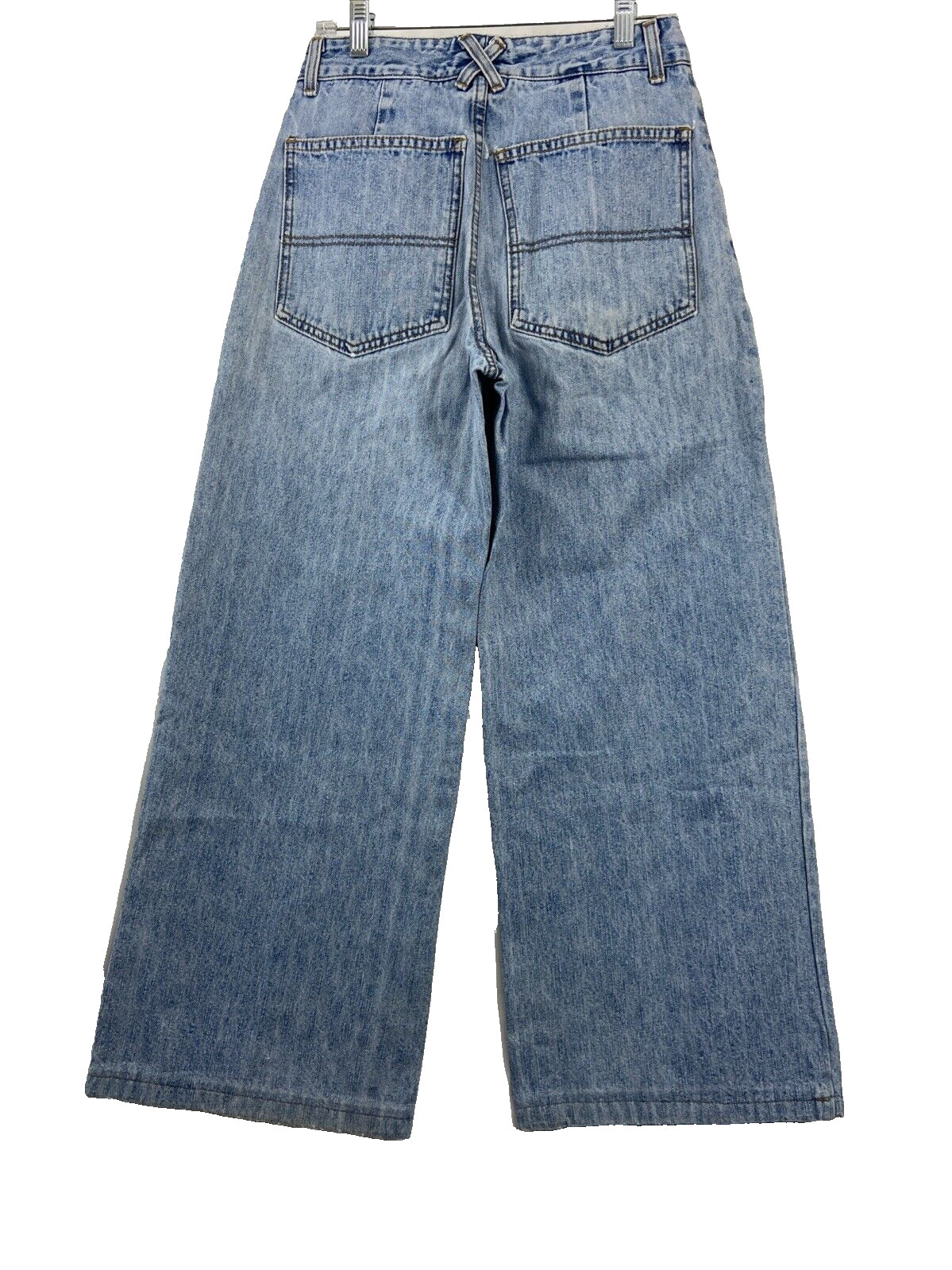 Vintage Outlaw Blue Denim Women’s Size 26″x26″ Jeans Wide Leg Baggy Streetwear