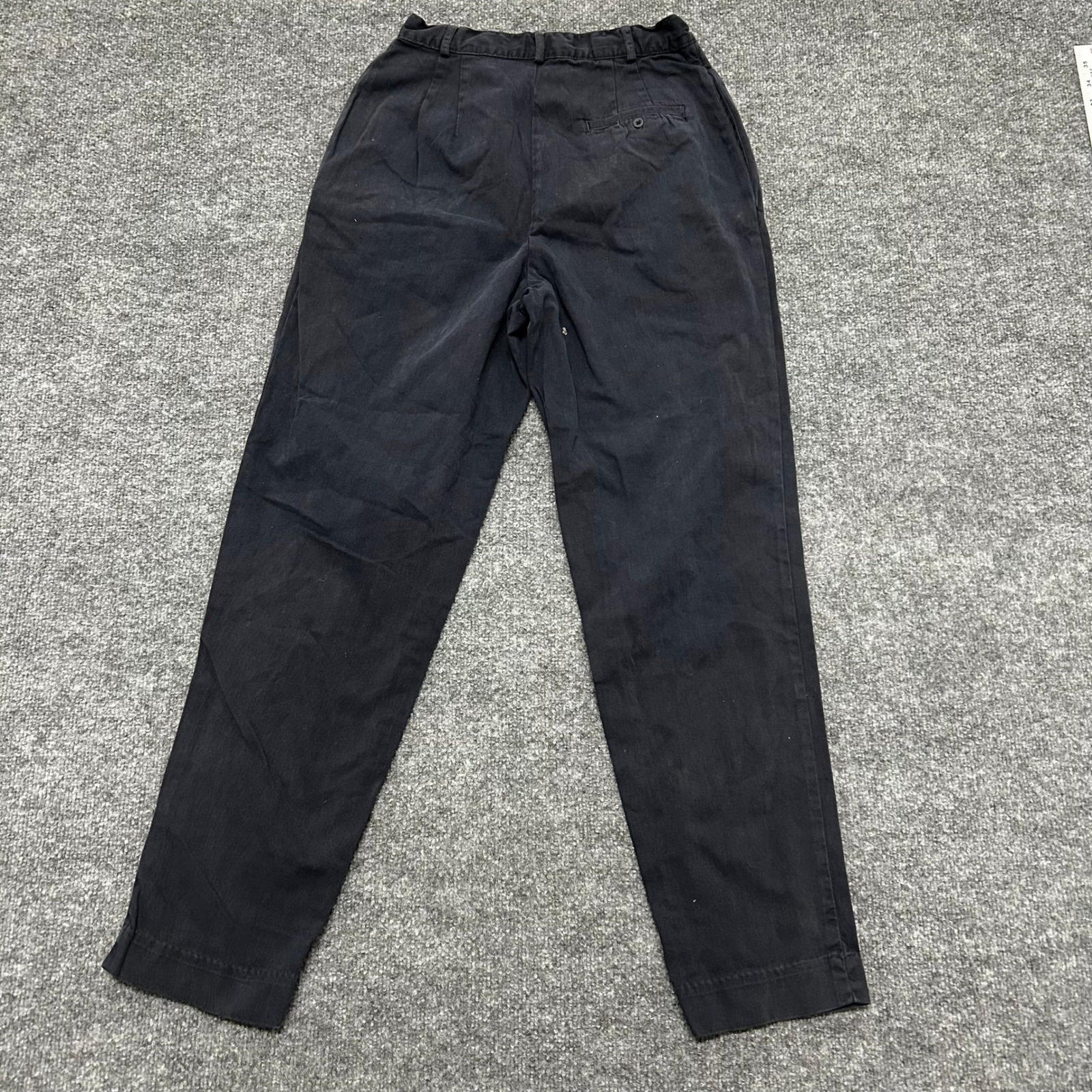 Banana Republic Pants Womens Size 12 Navy Blue Pleated Vintage Cotton USA Made