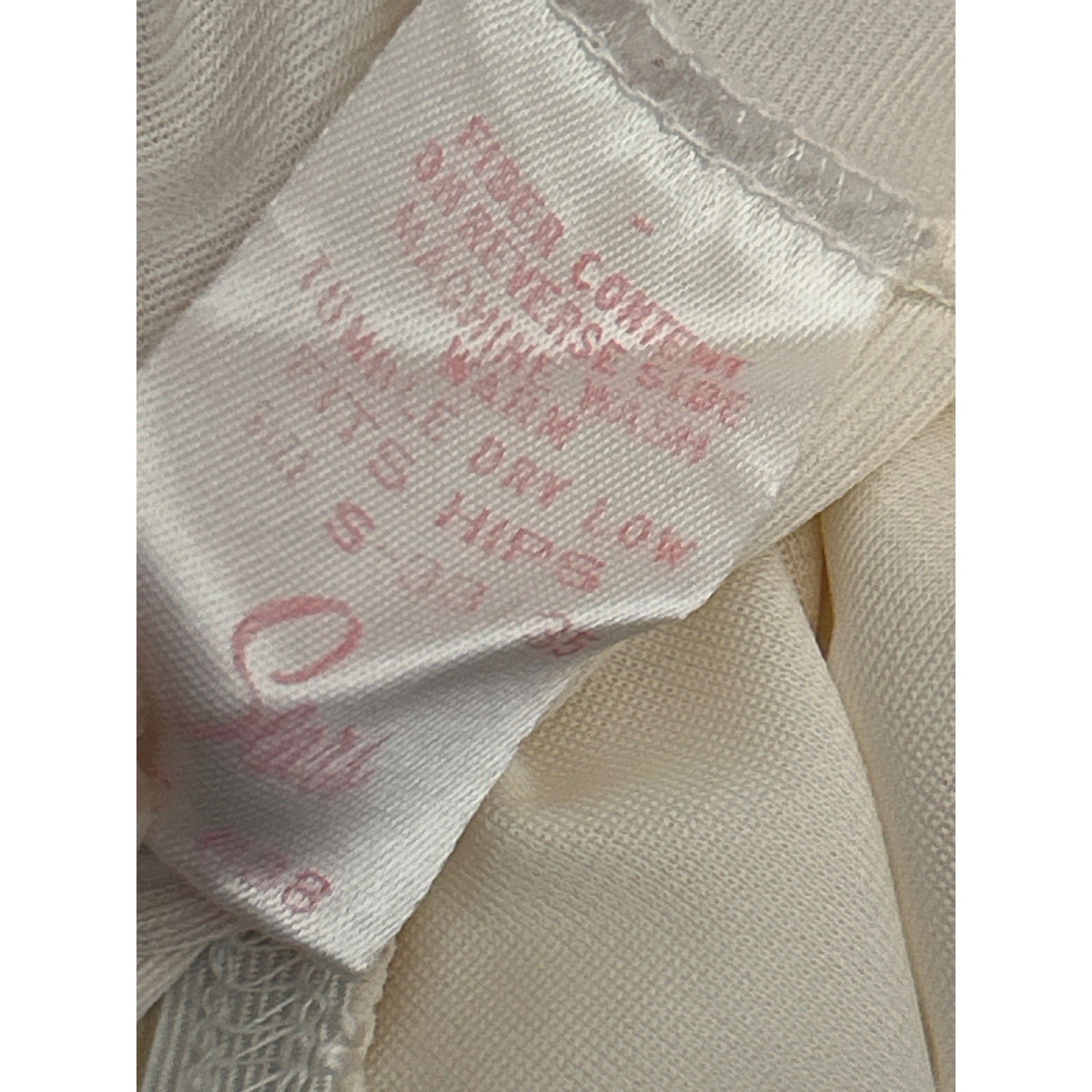 Vintage sears Pajama Pants Cream Loungewear Minimalist Quiet Luxury Regencycore
