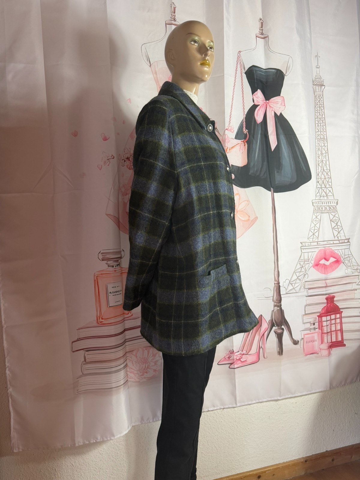 Hammerschmid Alpaca Virgin Wool Jacket 42 44 46 Heritage Check Vintage Luxury
