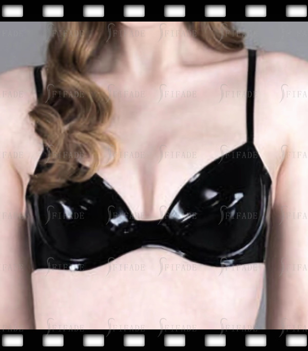 Latex Rubber Gummi T-Shirt Bra Small Comfort Sexy Cute Cup Customized 0.4mm C5