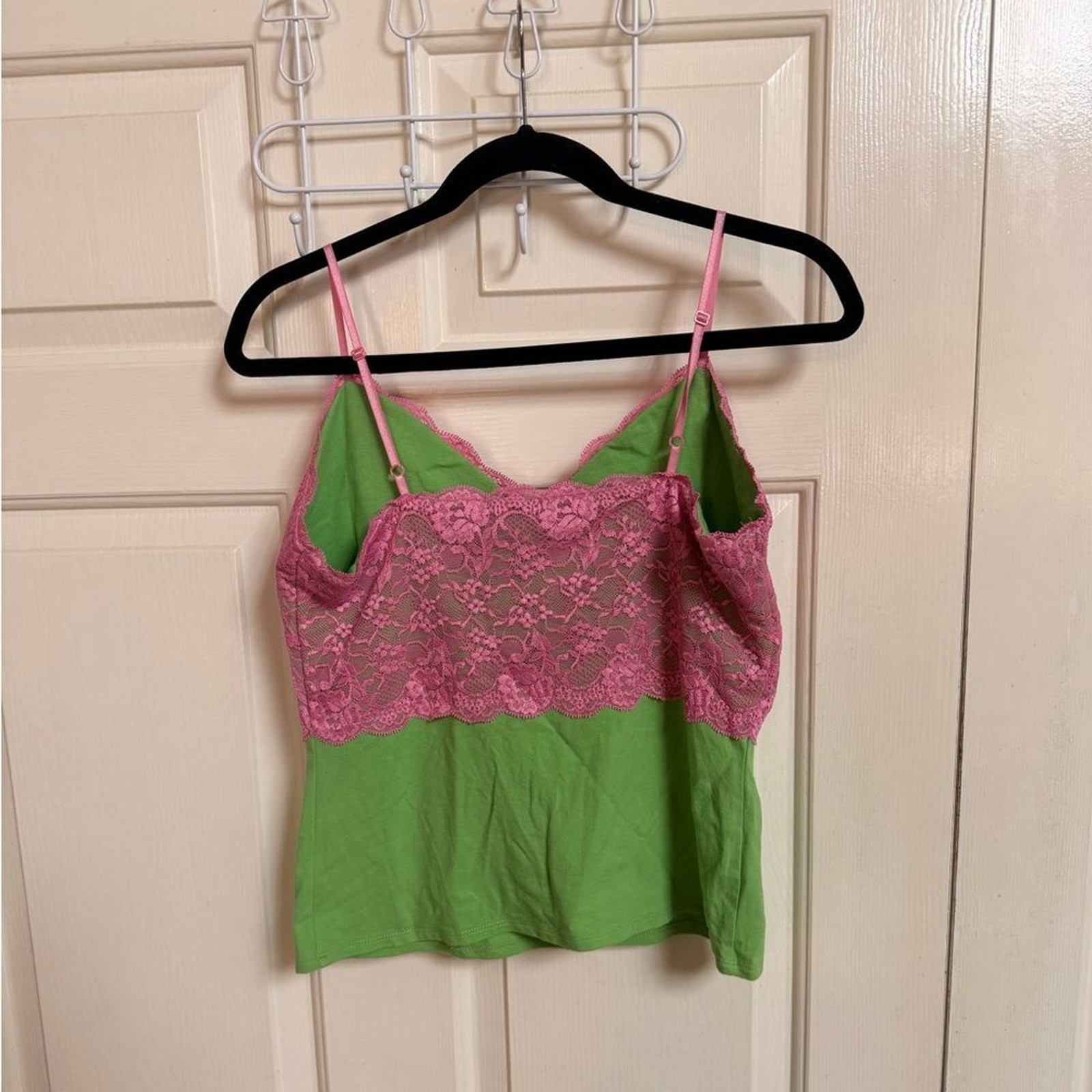 VTG Y2K Lace Layered Bisou Bisou Tank