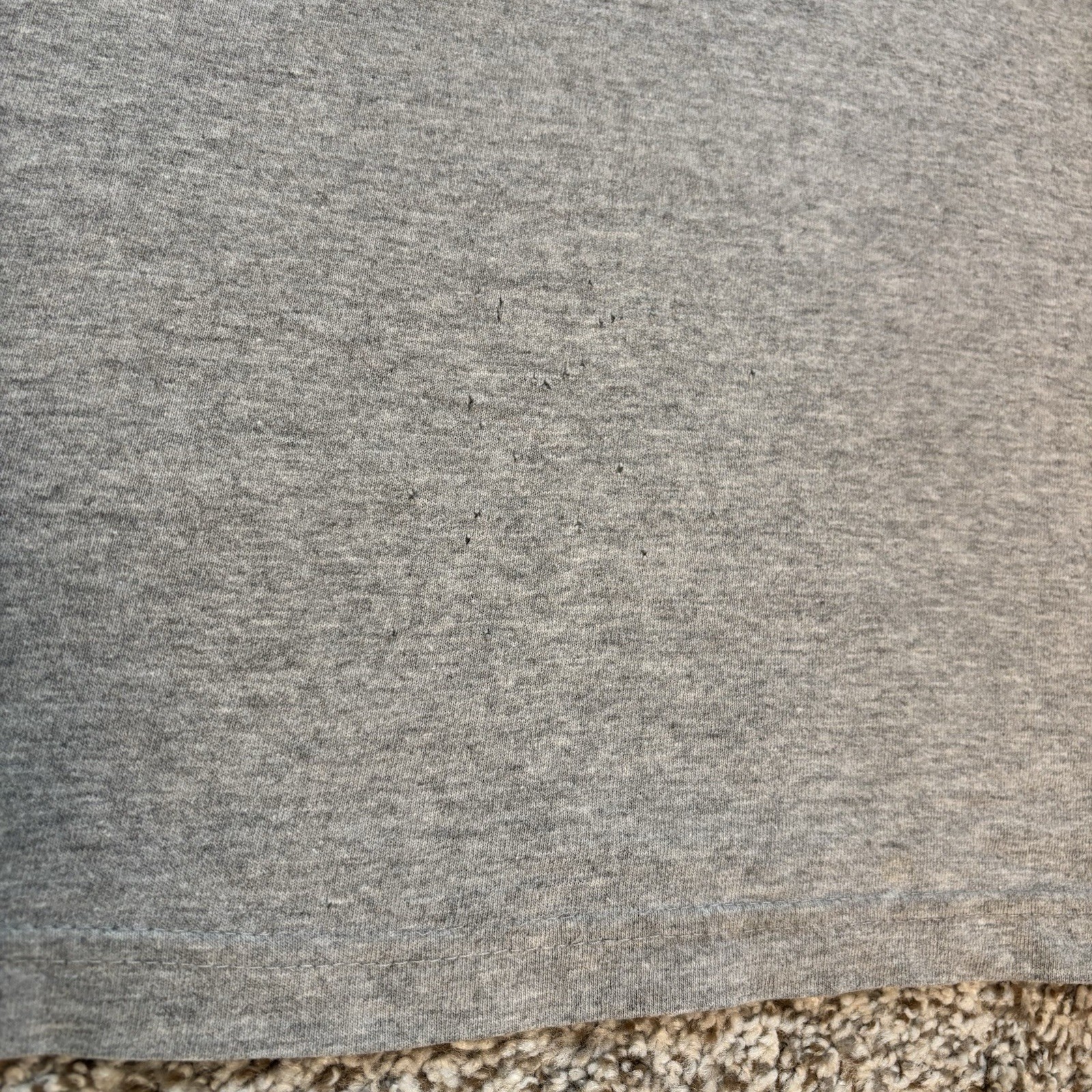 Vintage San Francisco Embroidered Gray T-Shirt w/ Buttons Made in USA Women Lg