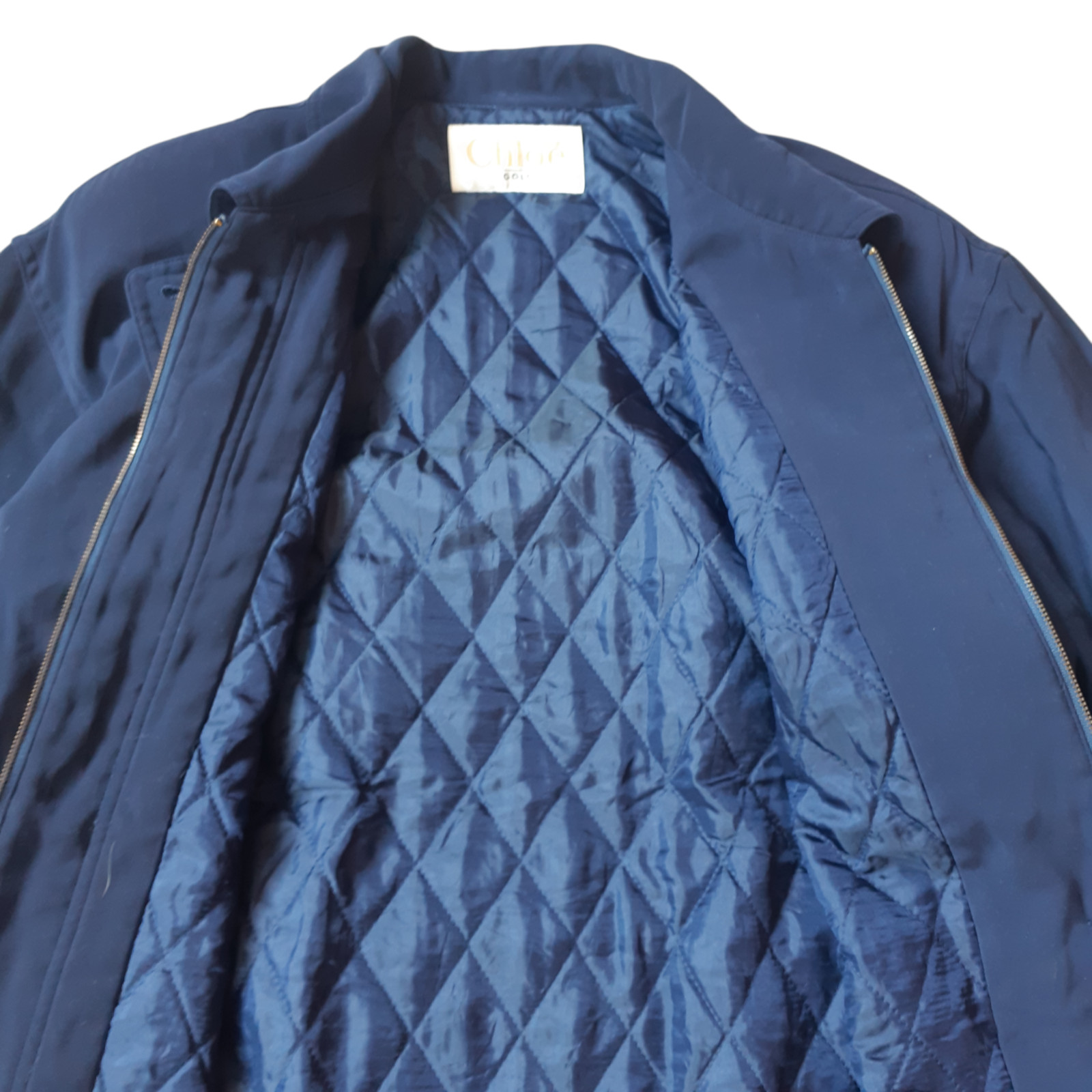 Vintage CHLOE Golf Blouson Parka Jacket Women size XL Japan