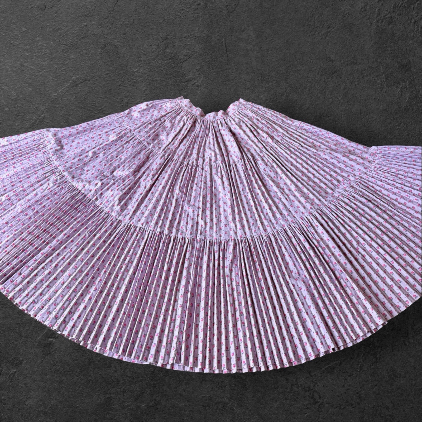 Vintage Martha of Taos Skirt Sz S Quiet Luxury Broomstick Western Boho Floral