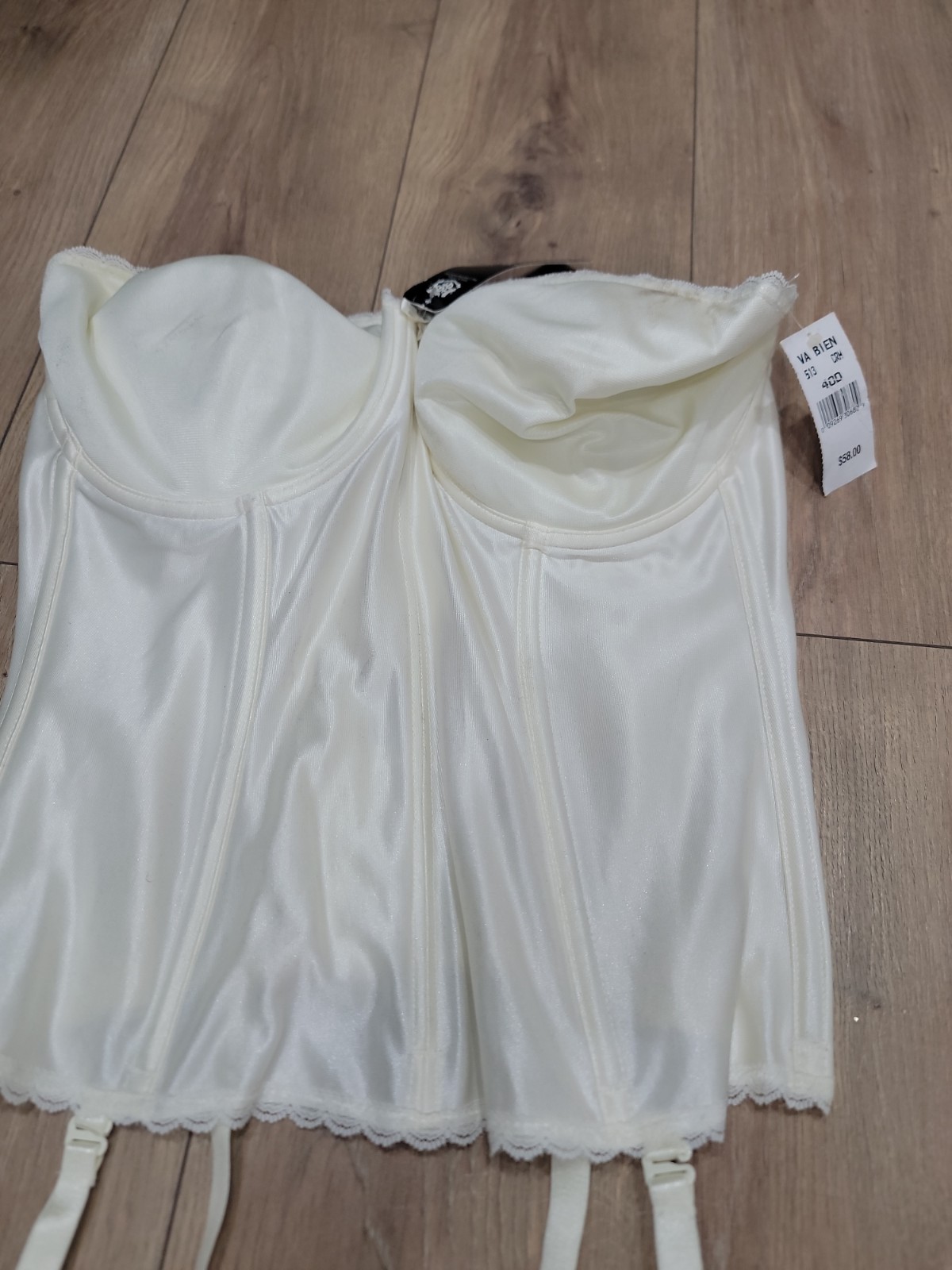 Lot of 10 Vintage Bridal Bustiers Longline Bras White Ivory Mixed Sizes New #2