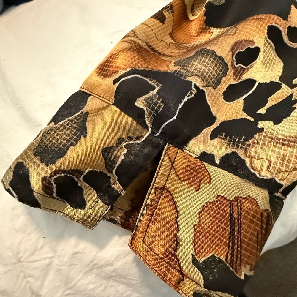 Vintage- Erin London Animal Print Satin Top
