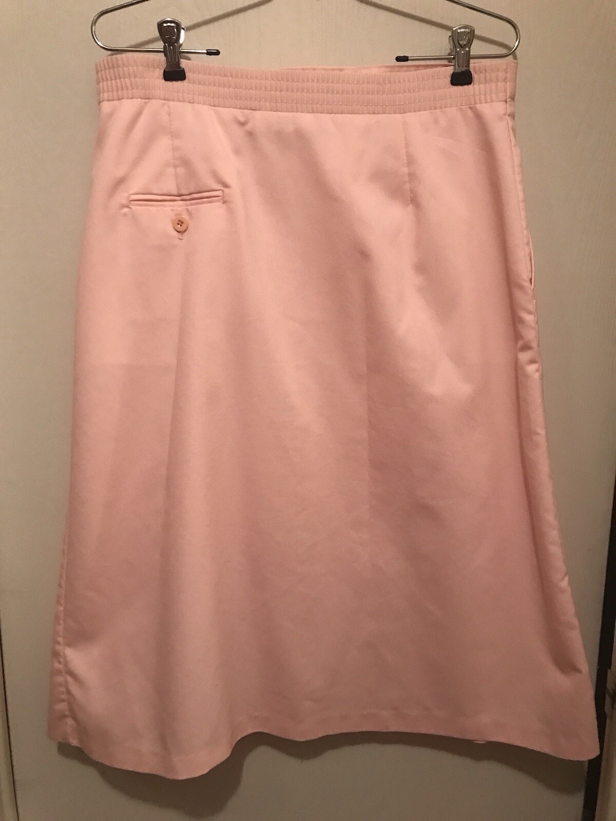 SEARS Roebuck Co. SKIRTS THAT FIT Size 16 Pink Full Hip Made in USA VTG