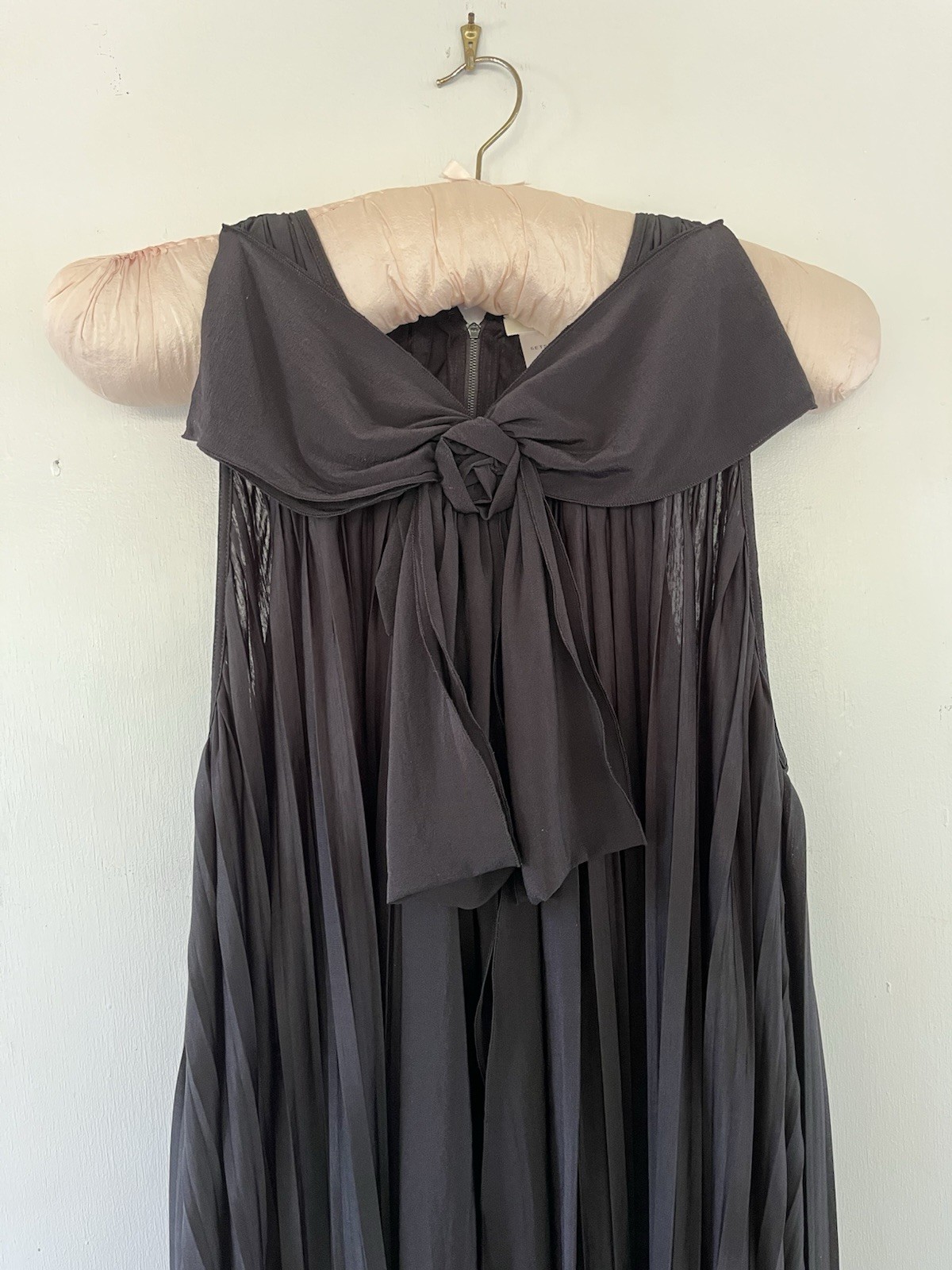 Vintage Chloe 2006 LBD Phoebe Philo Last Collection Pleated Summer Dress