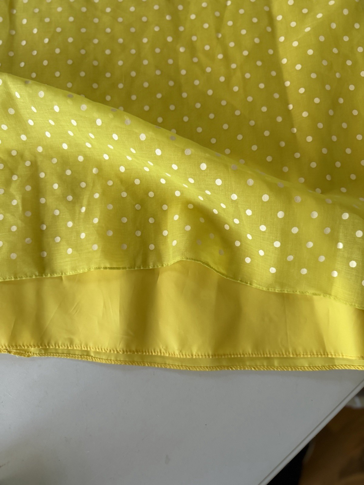 Vintage 70s Yellow Polka Dot Maxi Dress & Bolero Jacket XS/S Prarie Princess
