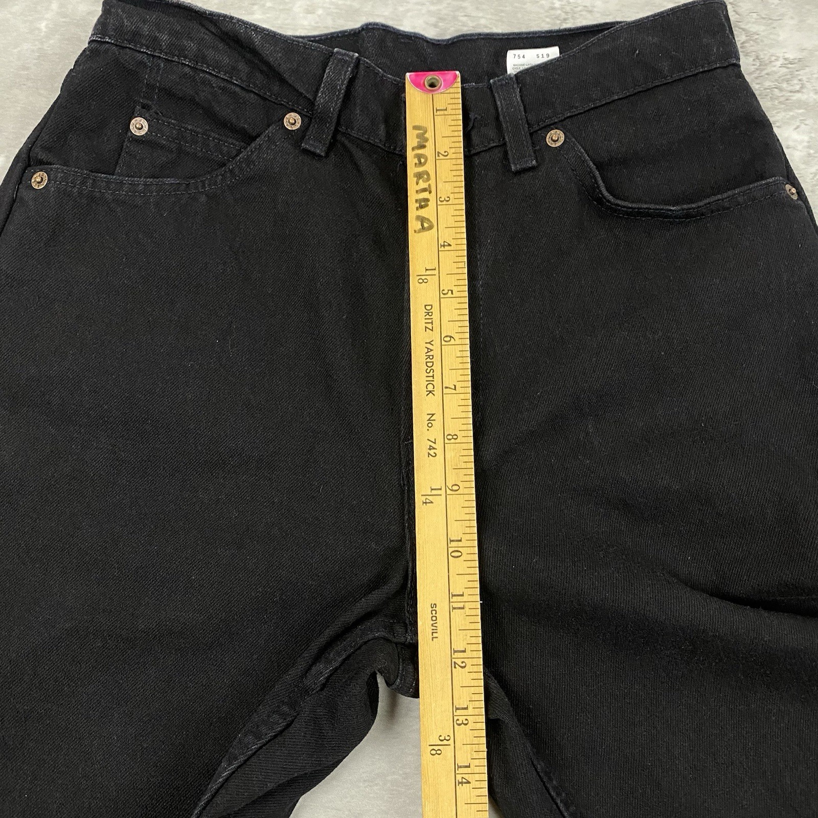 vintage Levis 960 black Loose Fit Straight Leg jeans denim Womens 8 Reg S 90s