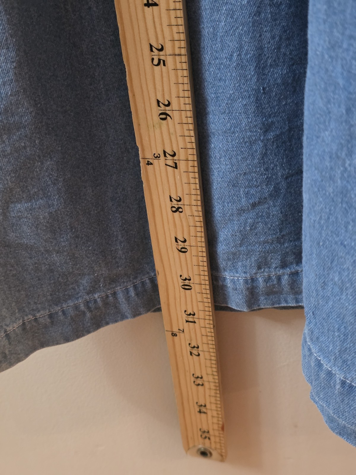 Vintage 90s Denim Capacity Overalls Cottage Boho Jumper Jean Dress Petite Medium