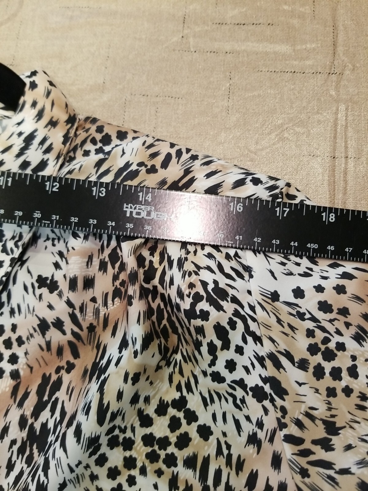 Vintage Haband For Her Women’s 16 Leppard Print L/S Button up Blouse Mob Wife