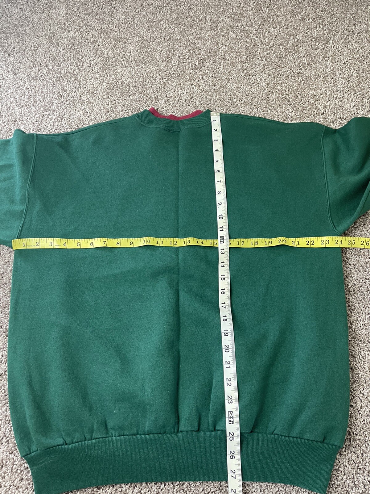 Vintage MC Sportswear Christmas Crewneck Sweatshirt Grandma Adult Large Green