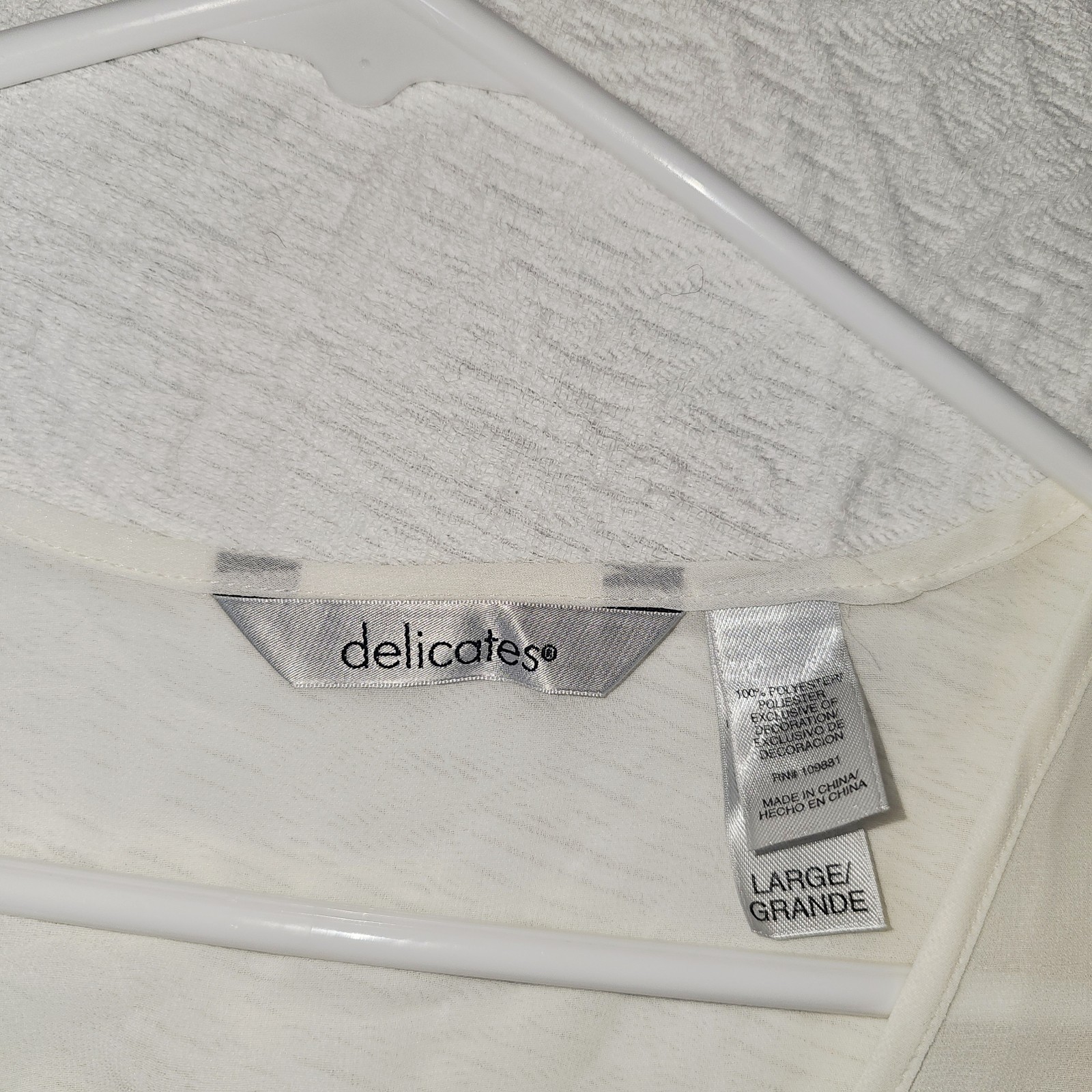 NWT Ivory Sheer Robe Embroidered Wedding Bride Lingerie Sexy Romantic Night Sz L