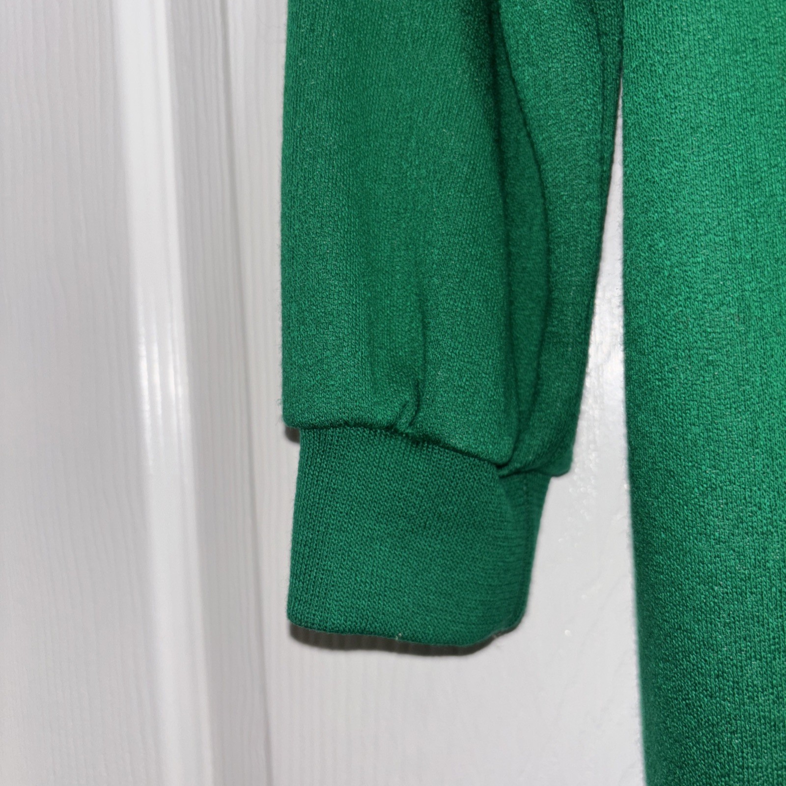 Vintage California Wear Green & Gold Matching Christmas Outfit Size 8- Made USA