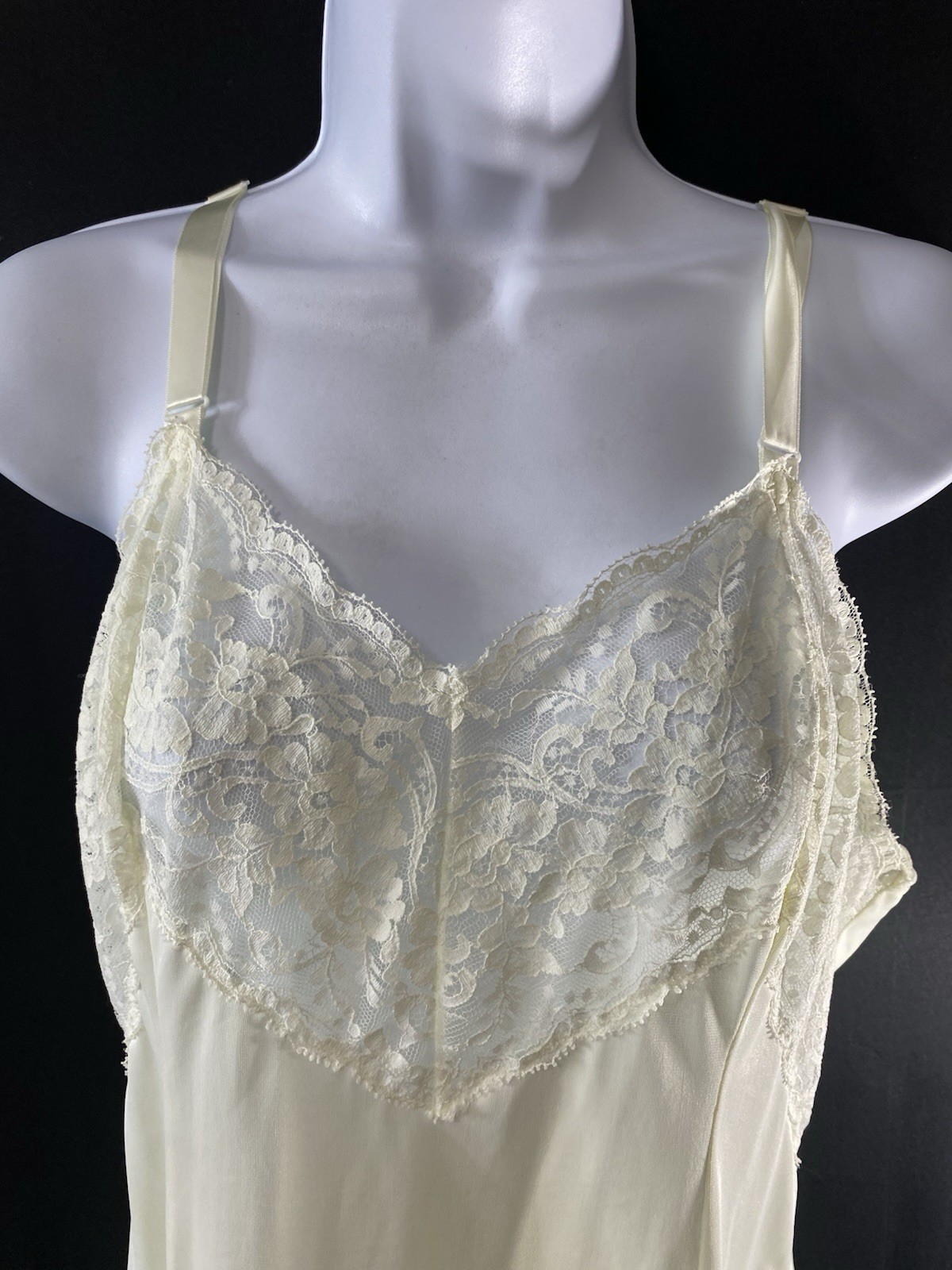 Vintage Wonder Maid Womens Slip Dress Size 38 Slinky Silky Romantic Ethereal USA