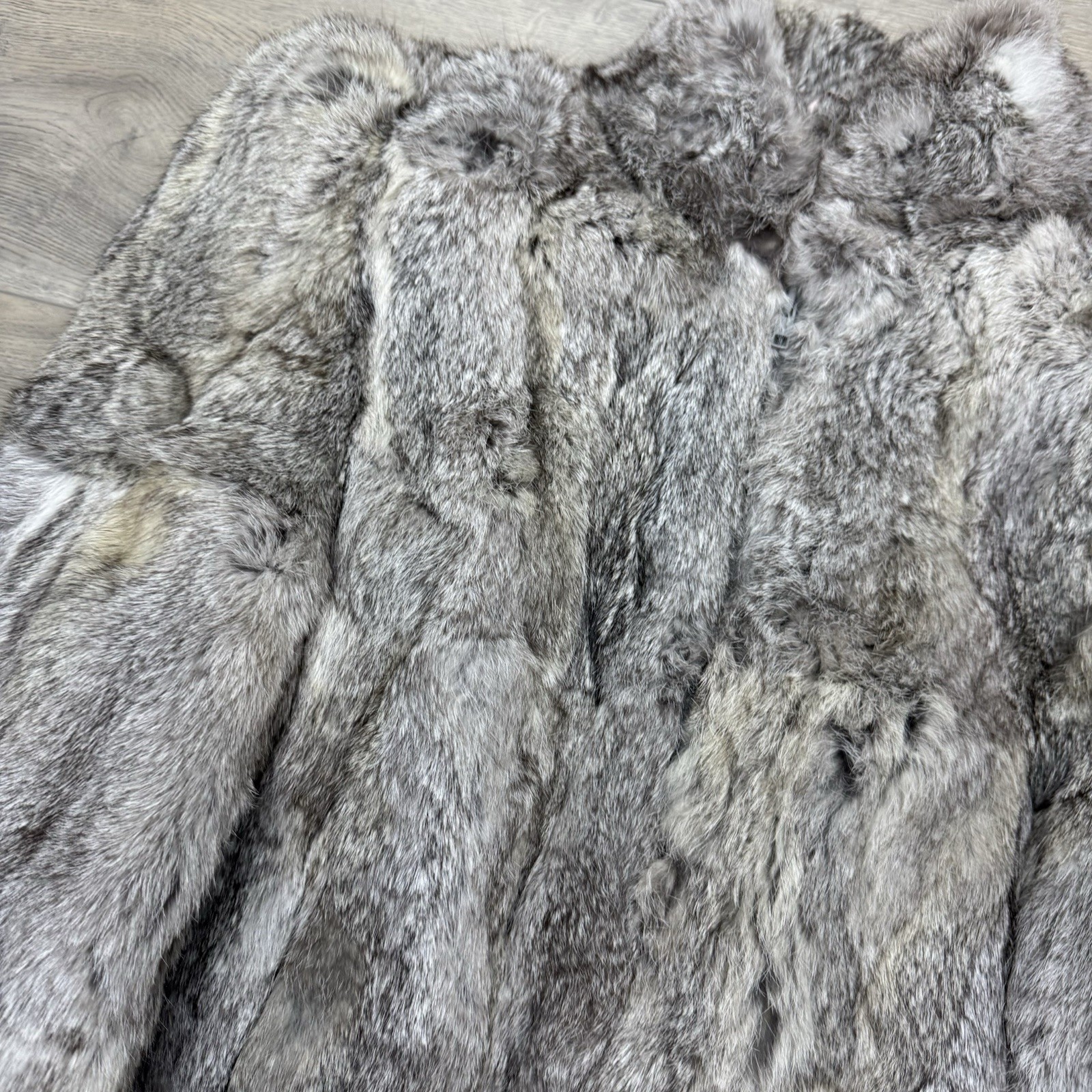VTG Dyed Rabbit Fur Jacket Women’s Sz M Hong Kong Old Money NYC