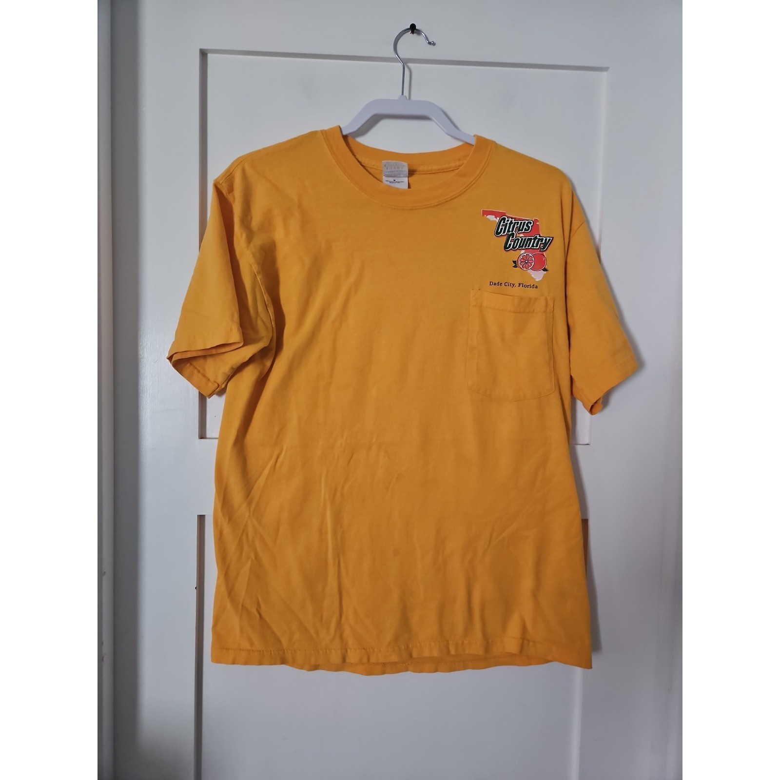 Vintage Y2K Citrus Country Florida Pocket Tee Size M