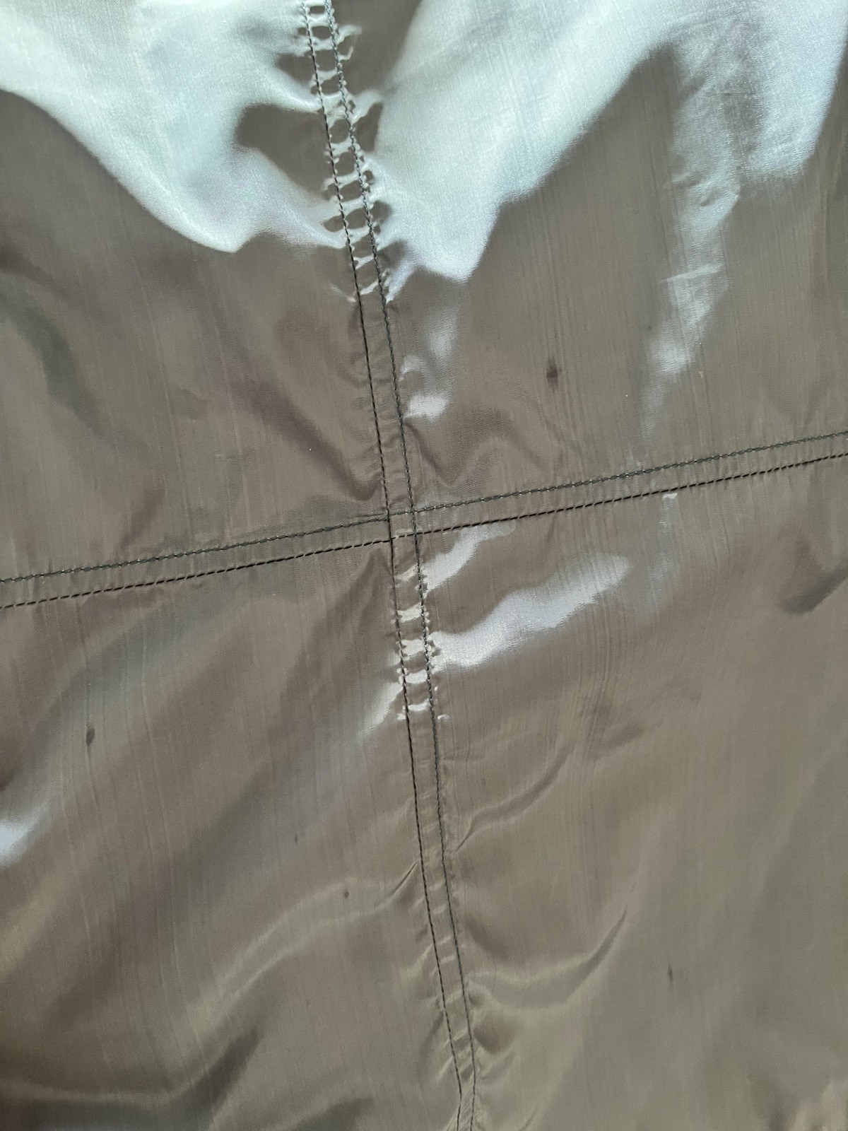 Vintage JIL SANDER Blue Gray Shirt Jacket with Zipper, Size 38 (Italian)