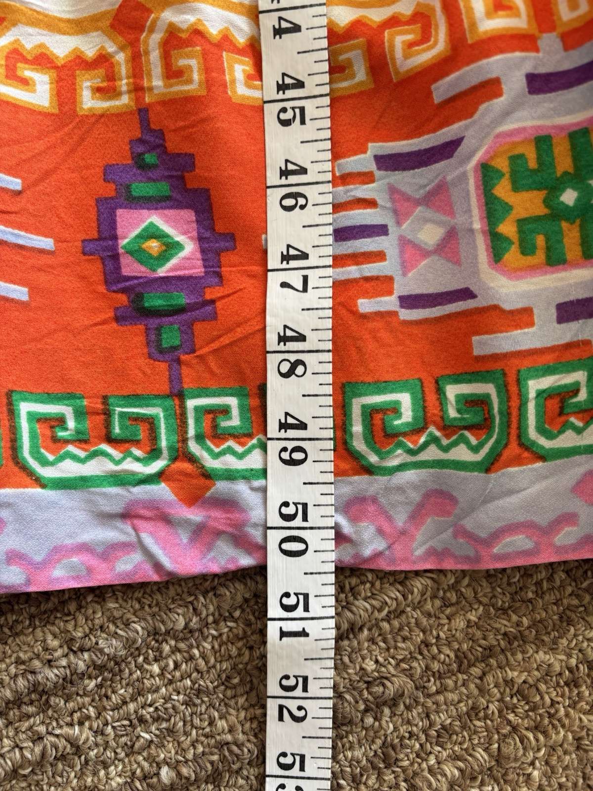 Vintage 1960’s/70’s Geometric Maxi Dress Small