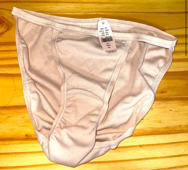 NWT Vintage 100% Cotton String Bikini Panty Victorias Secret Size XS