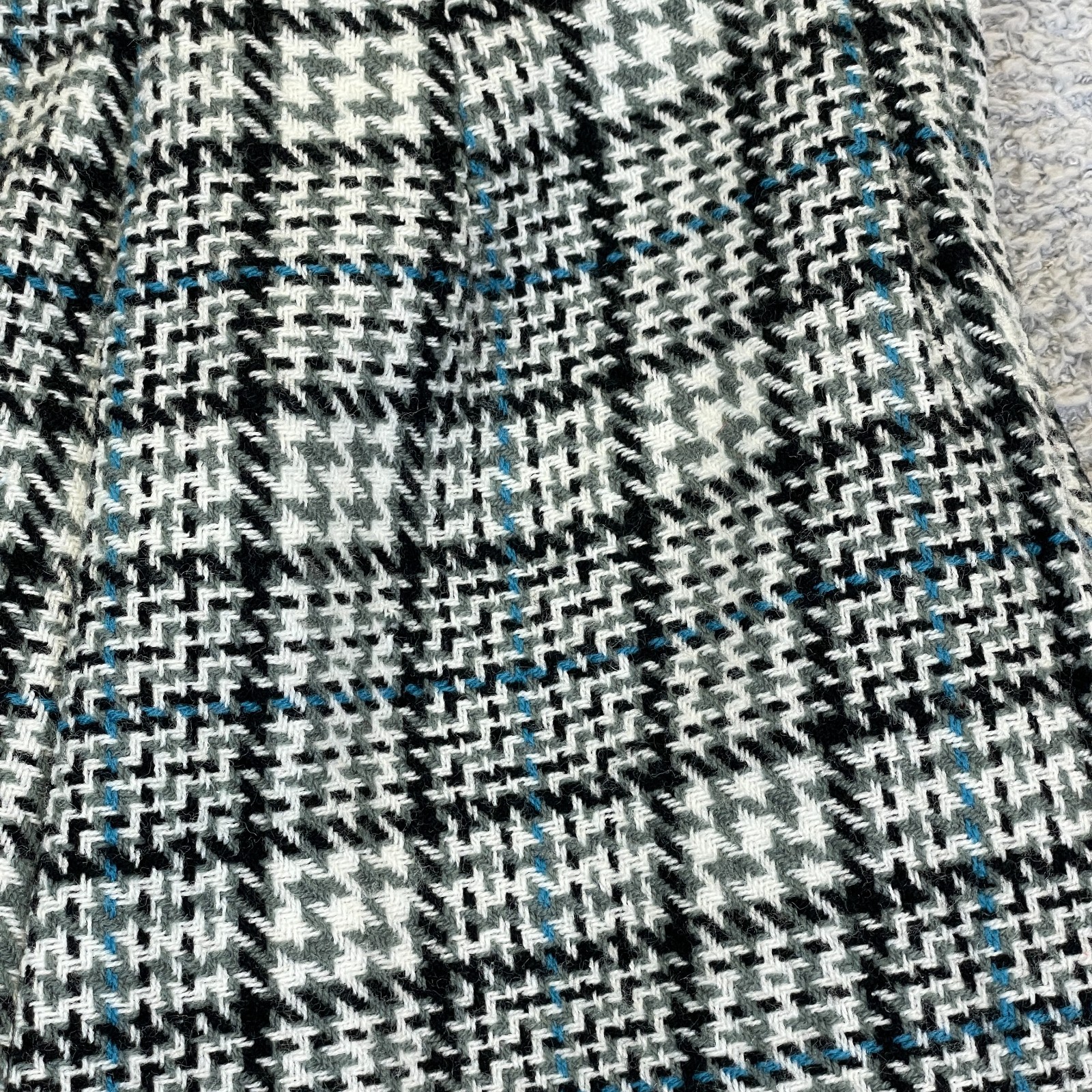 Vintage 70s Preppy Retro Prince of Wales Check Glen Plaid Pants 26″x31″ Japan