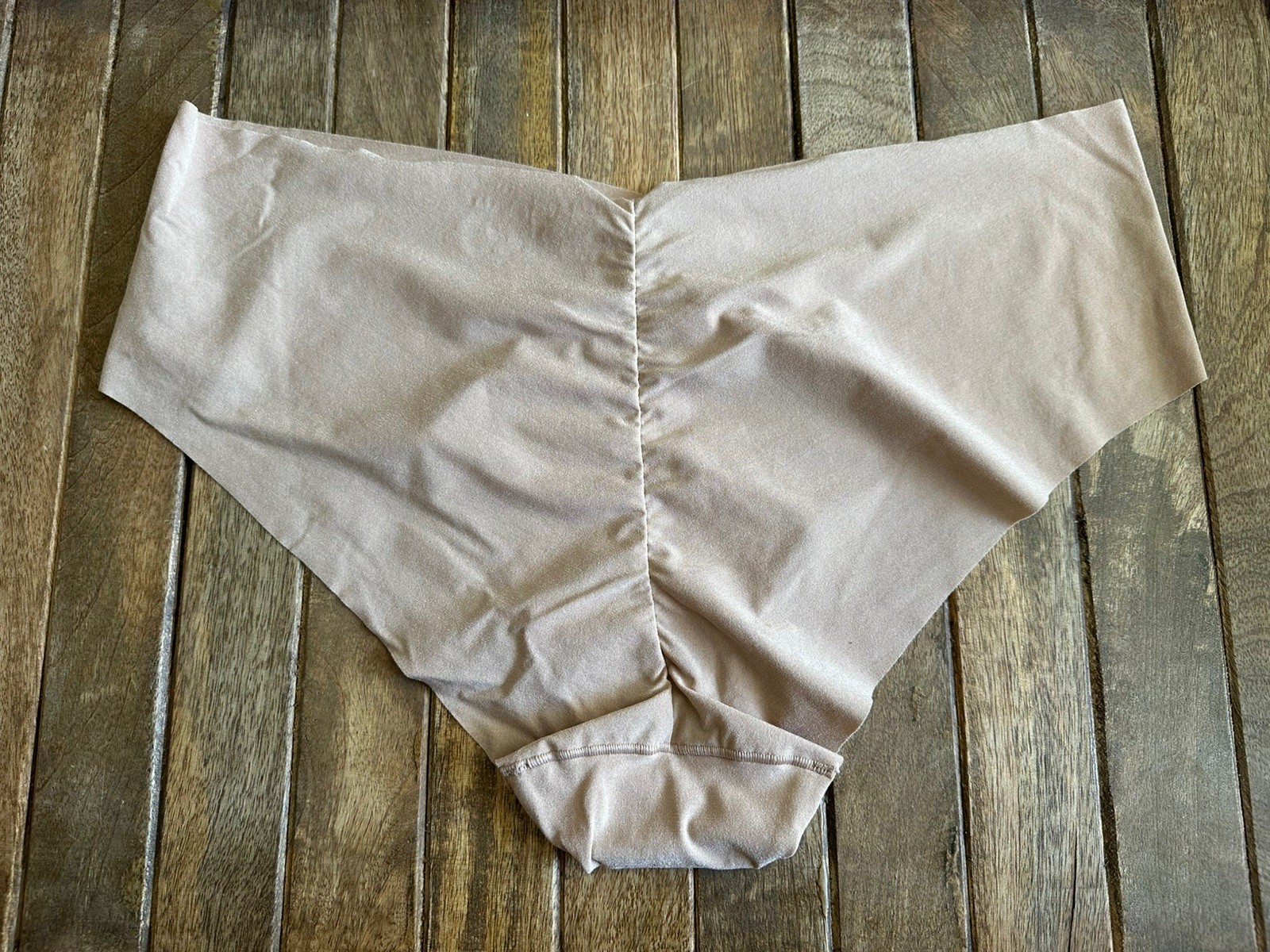 Vtg Victoria’s Secret XL Beige Nude Hiphugger Bikini Panties Panty