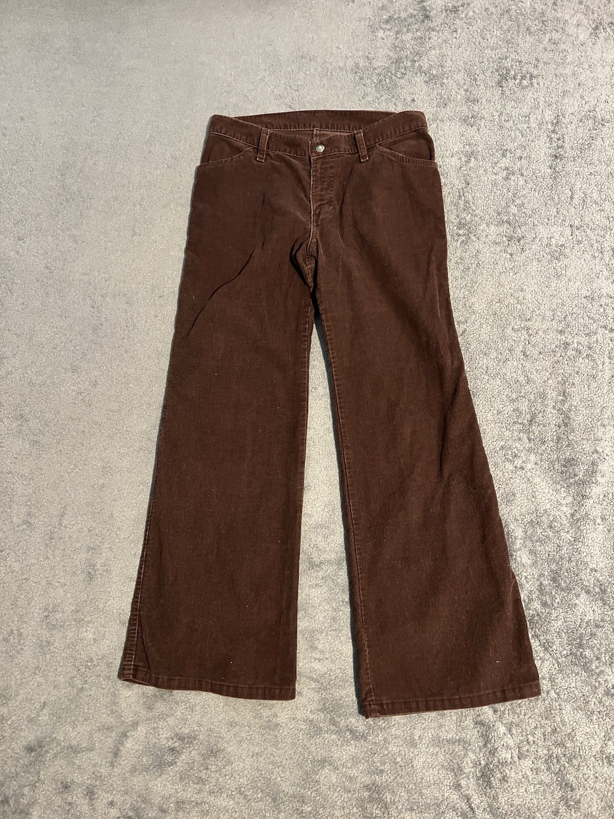 Vintage Women’s 80s Levi’s Orange Tab Corduroy Disco Flared Pants Size 30×29