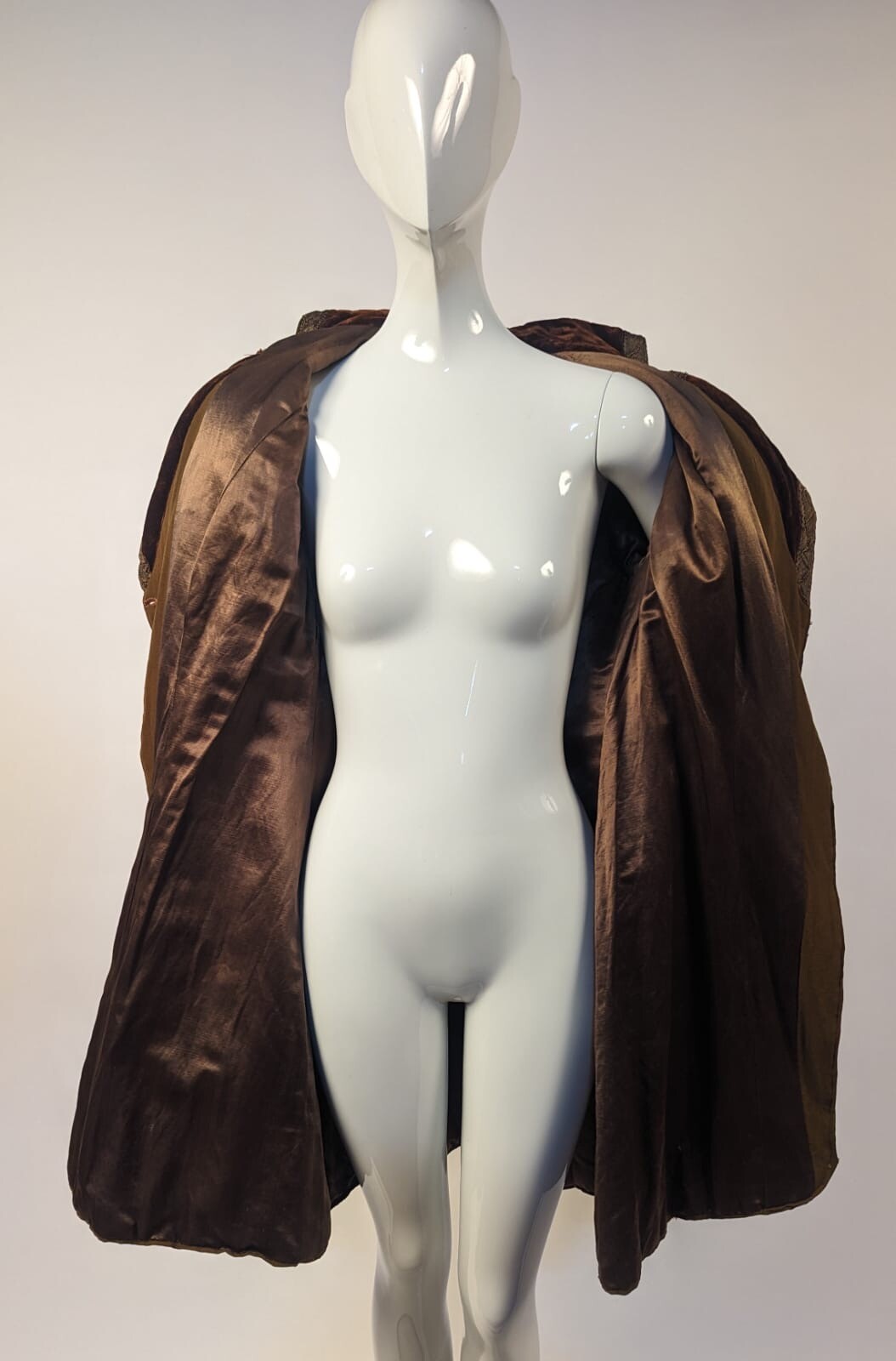 EDWARDIAN JACKET W VELVET + LACE + BRAID TRIM