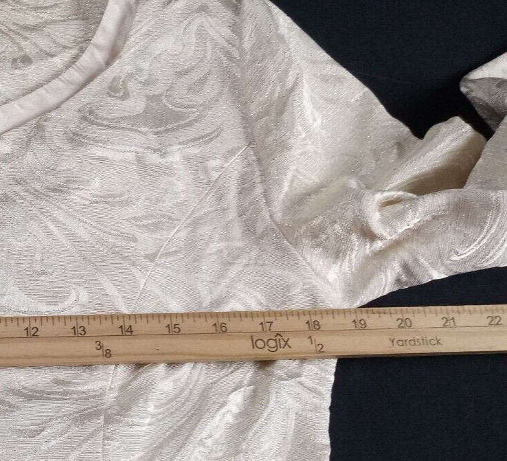 Vintage Cachet by Bari Protas Women’s Ivory Tapestry Elegant Suit Sz 10 Set 2pc