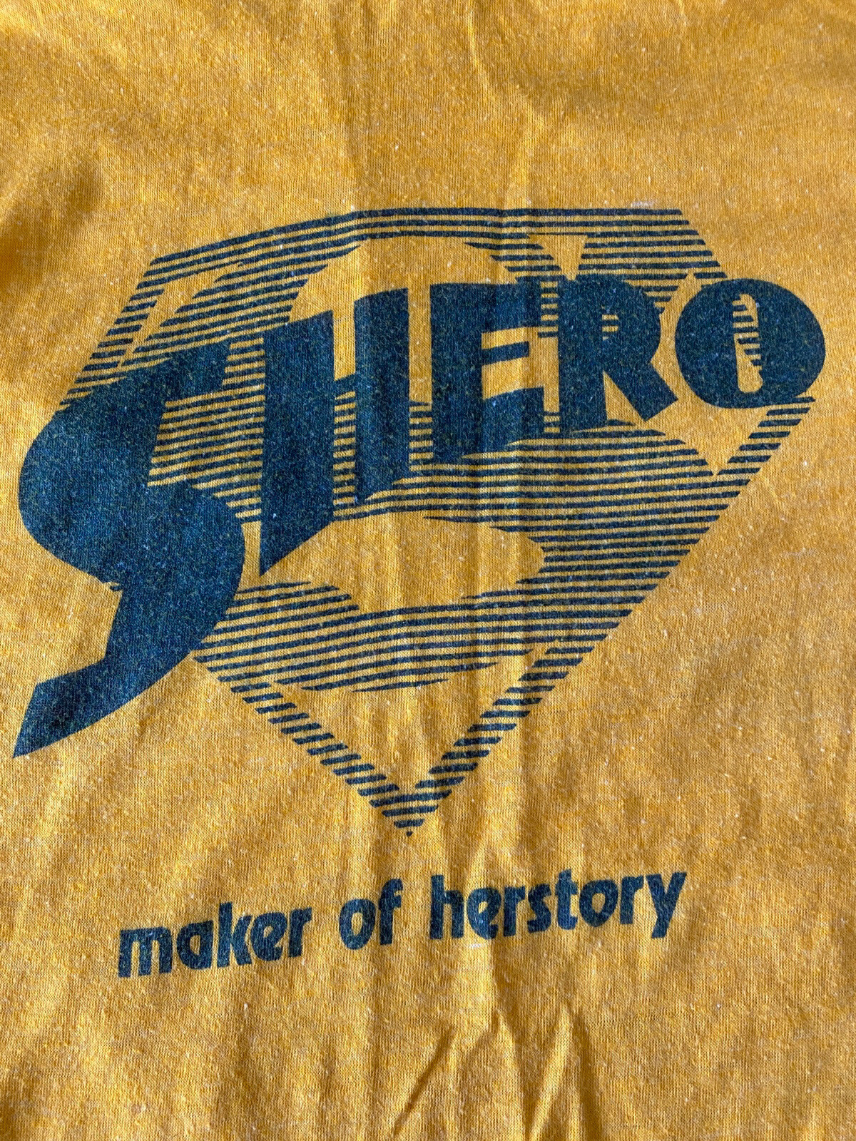 Vintage Single Stitch Shero Maker of Herstory Single Stitch Thin Shirt Small
