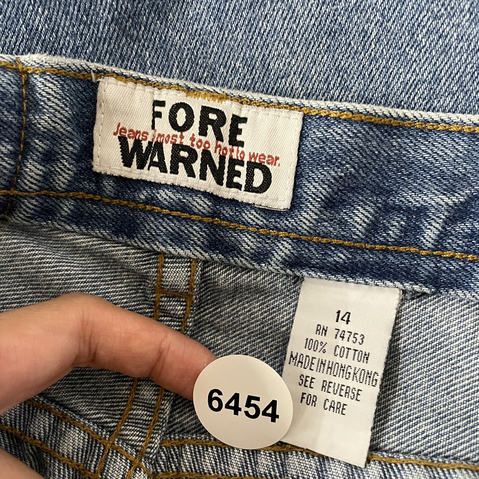 80s 90s Vintage Jeans 12 14 30 31 32 Womens High Waist Tapered Leg Medium Wash