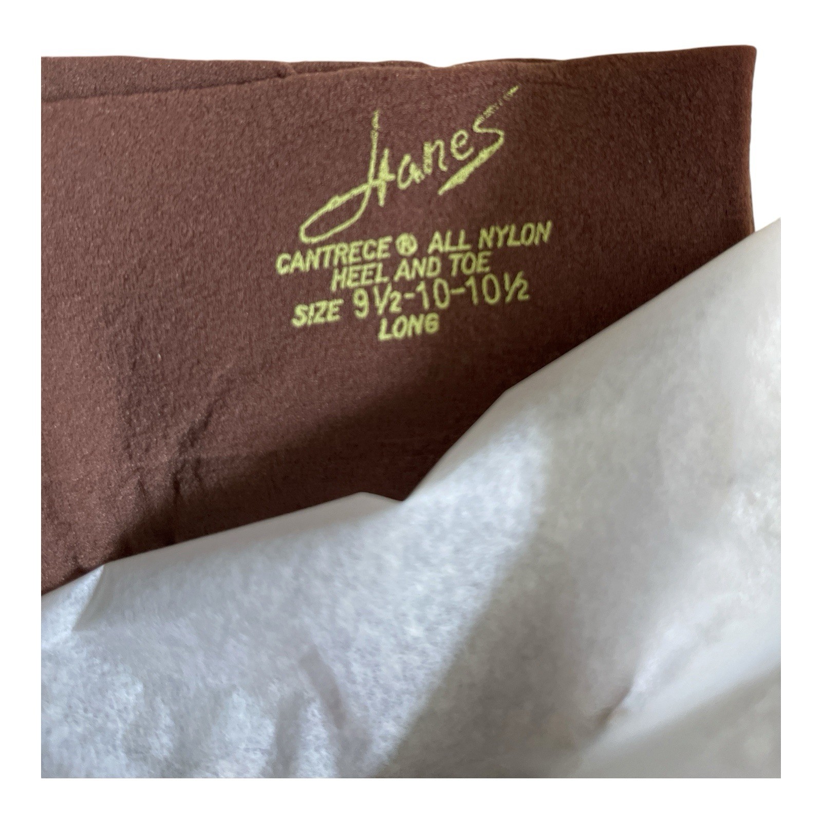 Vintage Hanes 2 Pairs 9.5-10.5 & 1 Pair Fruit Of The Loom 9.5-10 Stocking T8-3