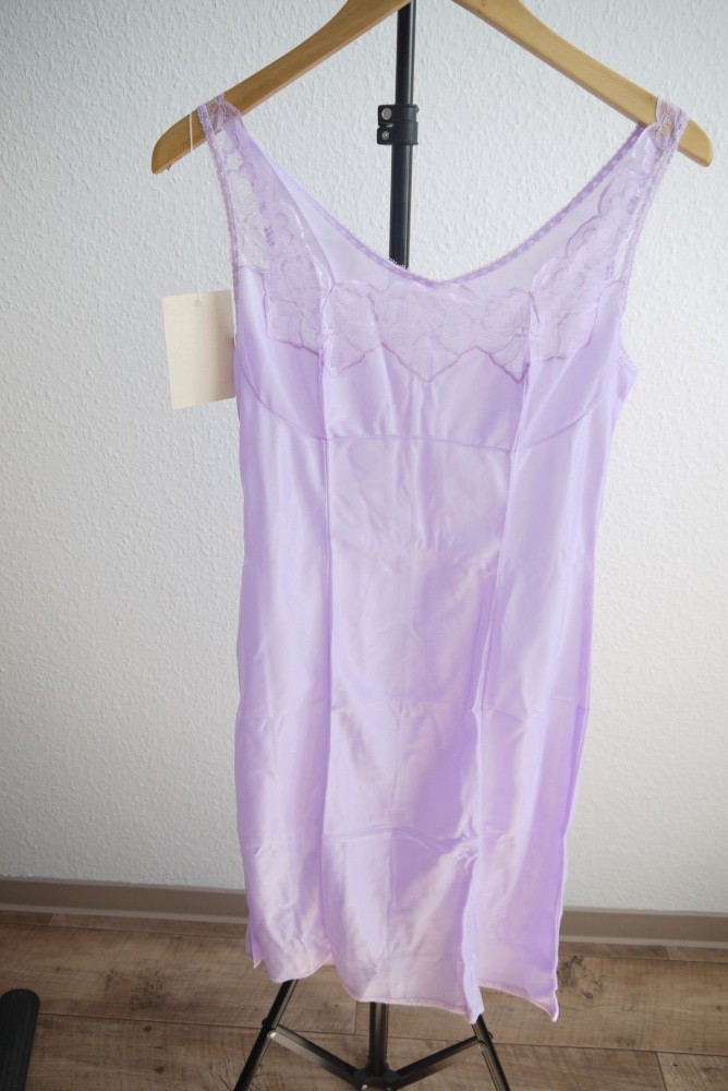 Negligee GDR women VEB knitted fashion vintage nightgown underskirt underskirt