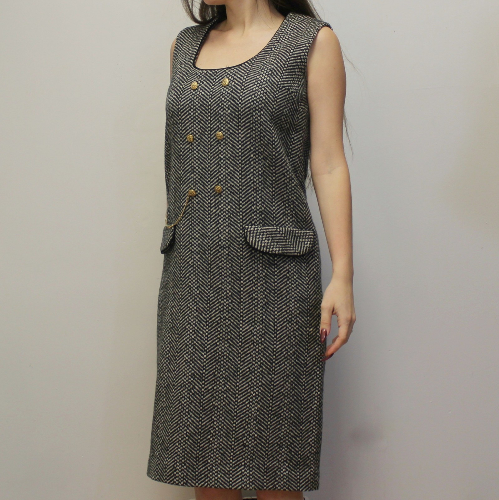 Vintage 60s Preppy Mod Shift Dress by Girltown