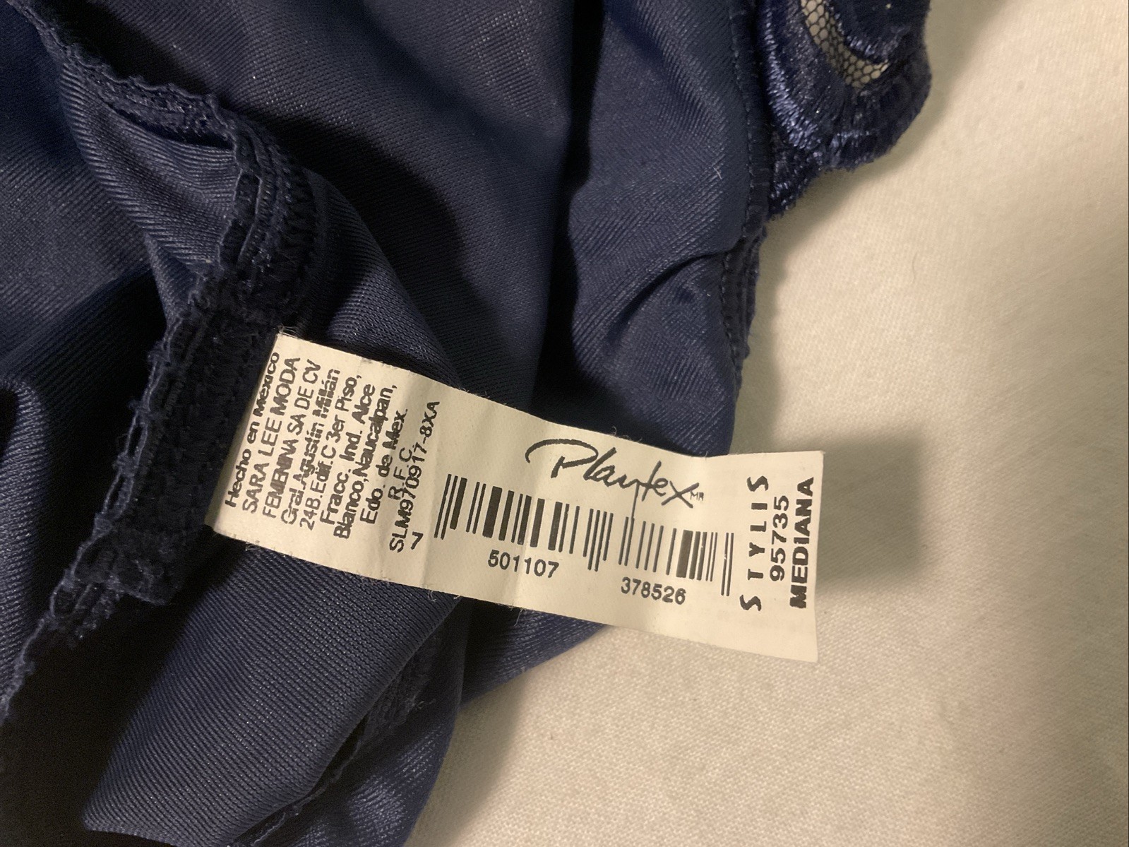 Vintage Y2K PLAYTEX Stylish Blue Liquid Satin Hi-Leg Bikini Panties Medium ÑWT