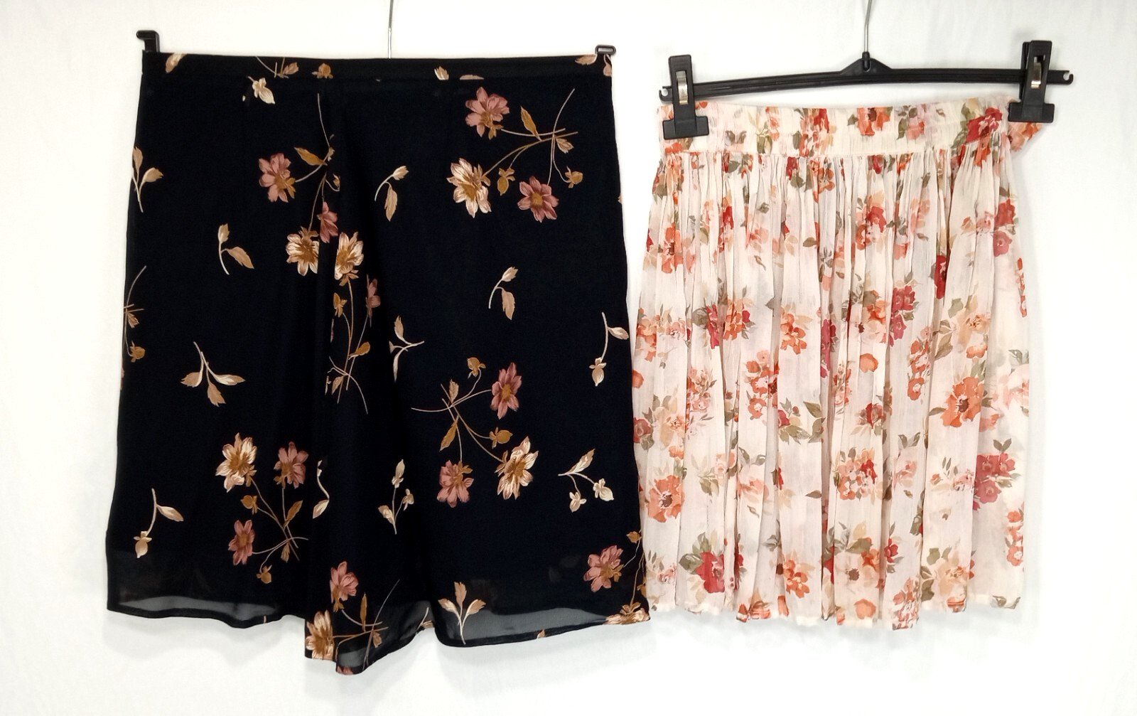 vintage 1990’s New Fast & Waltex pair Cottagecore sheer floral Women’s Skirt M