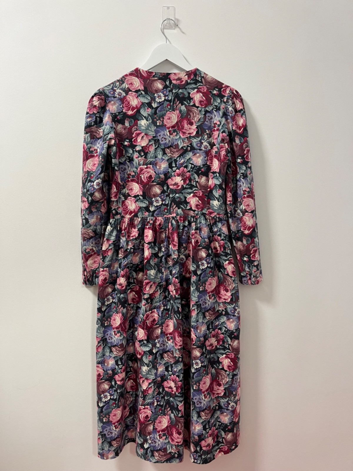 Vintage Laura Ashley Floral Prairie Dress UK 10 Cottagecore Midi Dress