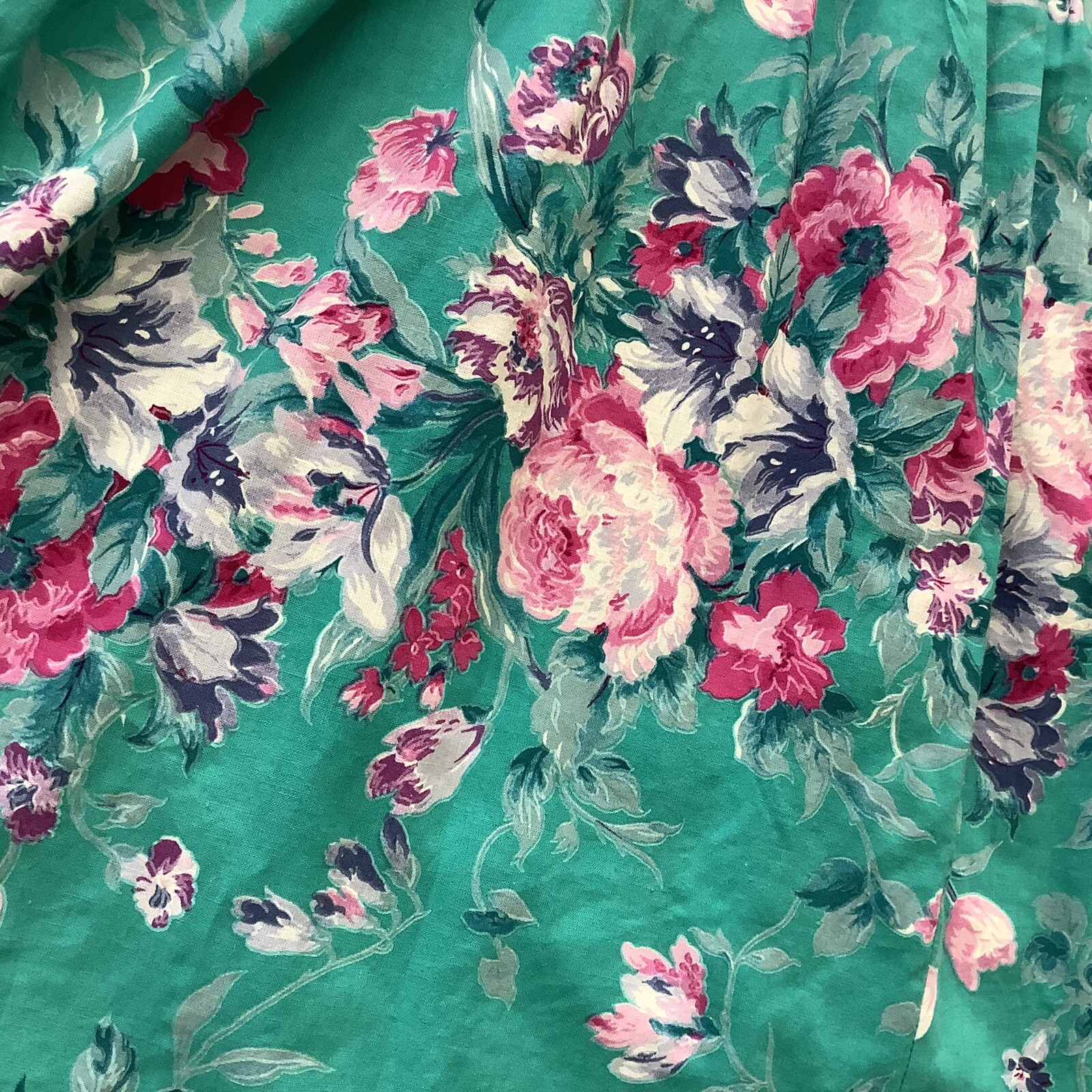 Lisa Petites Dress Women’s 6 Floral Zipper Back Vintage 1980’s Nice Clean