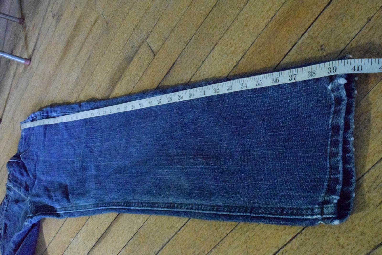 Vintage Lee Riders Jeans Size 28 x 29 90s Classic Blue High Waist Straight Leg