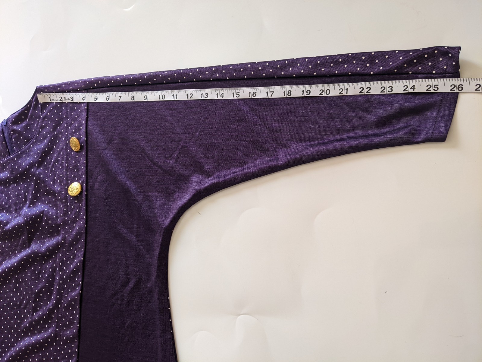 Vintage 1980s Korean Purple Pant Set Seoul Olympic Polka Dot Dolman 2 Piece