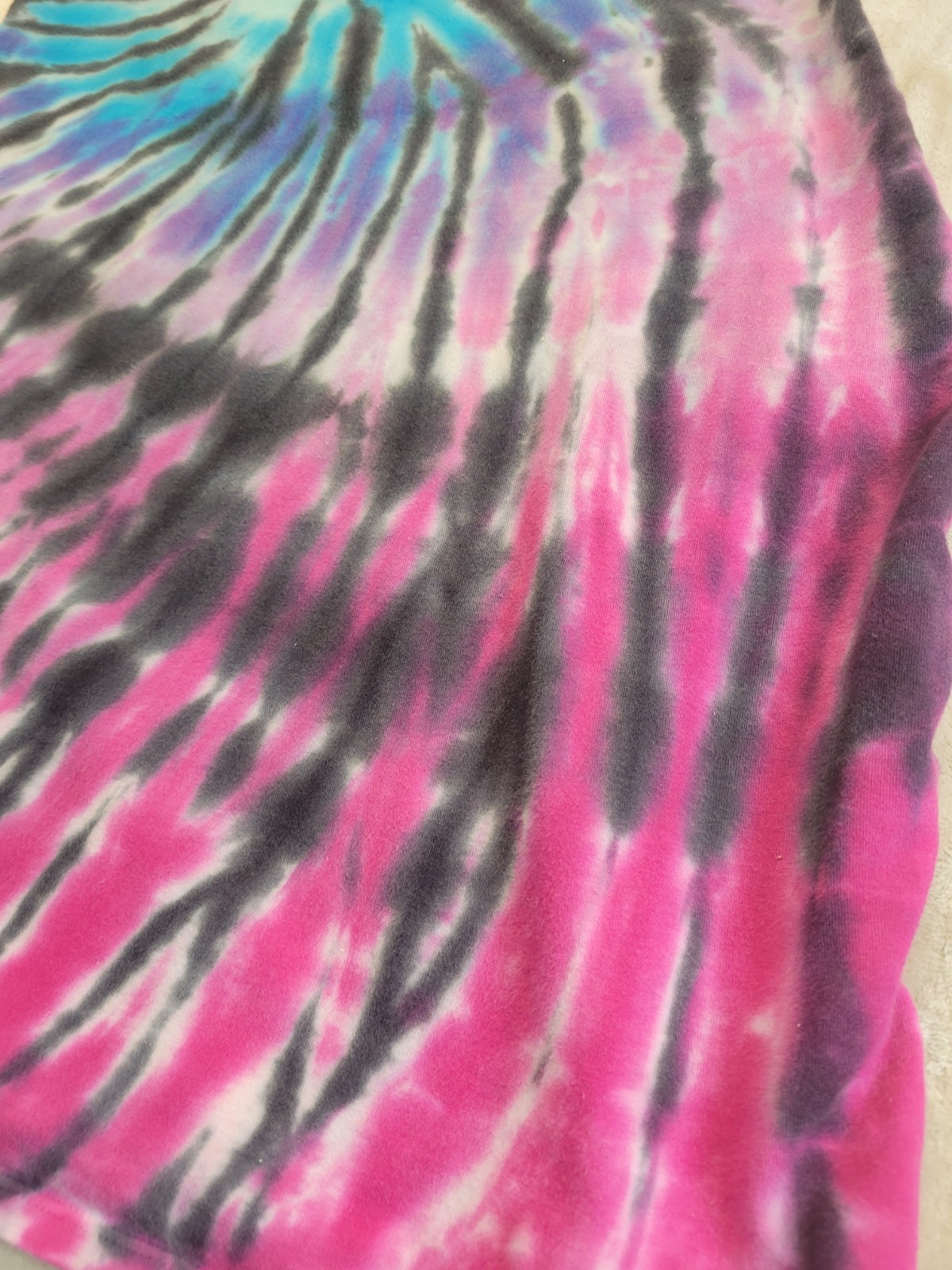 Vintage Tie-Die Spice Of Life Womans Size L Tank Top Made Is Usa 70s 80s 90s