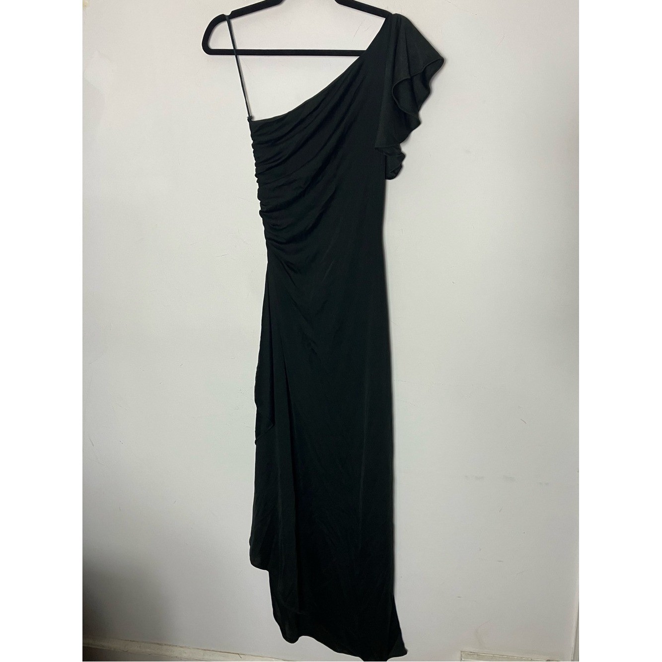Vintage Climax Karen Okada For David Howard Black One Shoulder Dress 5/6 Small