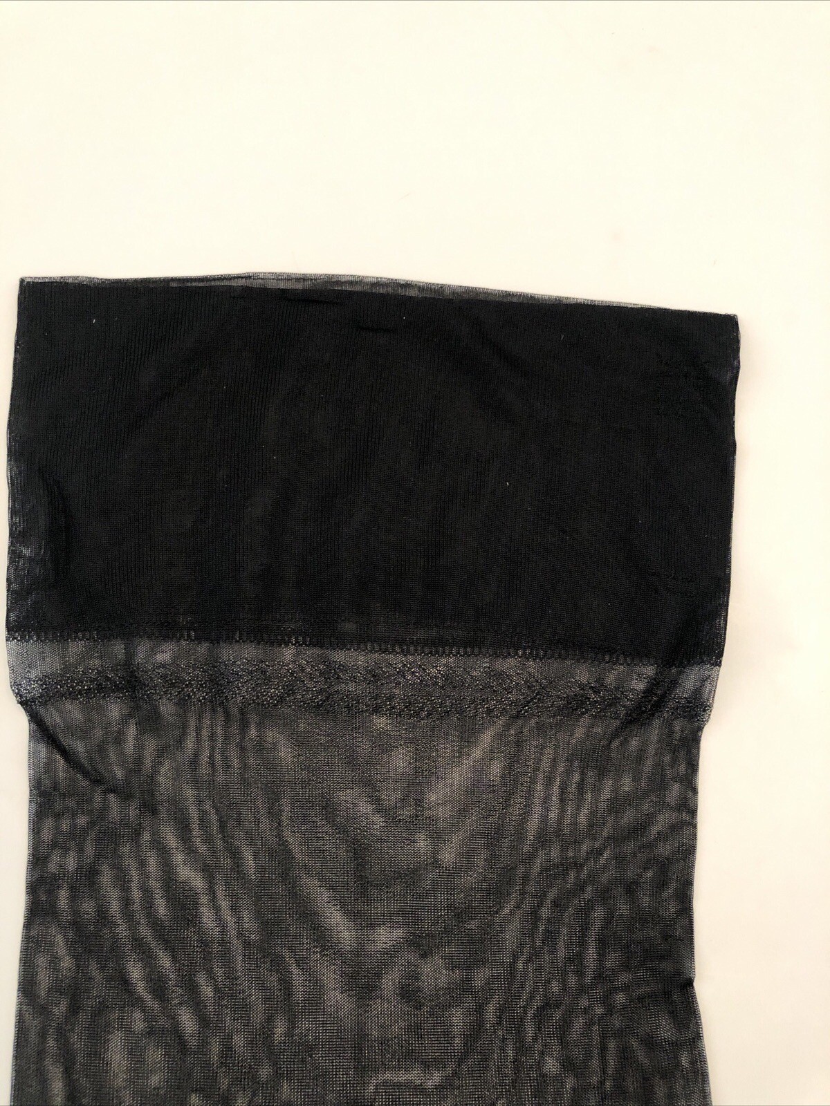 Vintage Seamless Stockings Flat Knit With Bare Heel And Toe