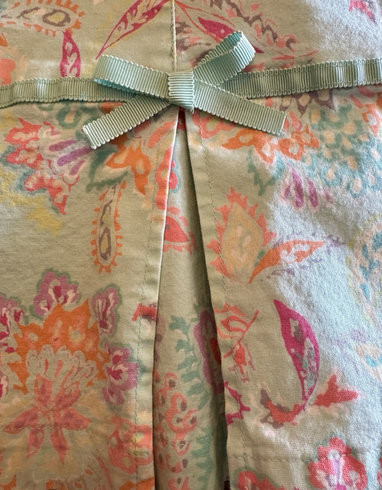 VTG SIGRID OLSEN SPORT Cottage Core Blue Floral Sundress Cotton & Spandex (12P)