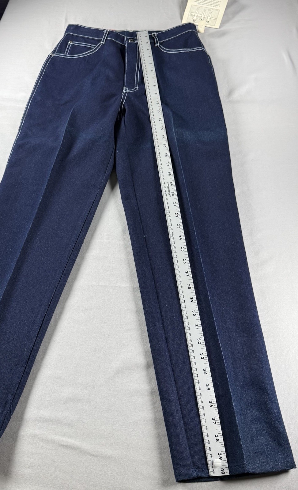 VTG Gitano PS Jeans Womens 10 NOS Dark Wash Straight Leg Jeans 28×31 Deadstock
