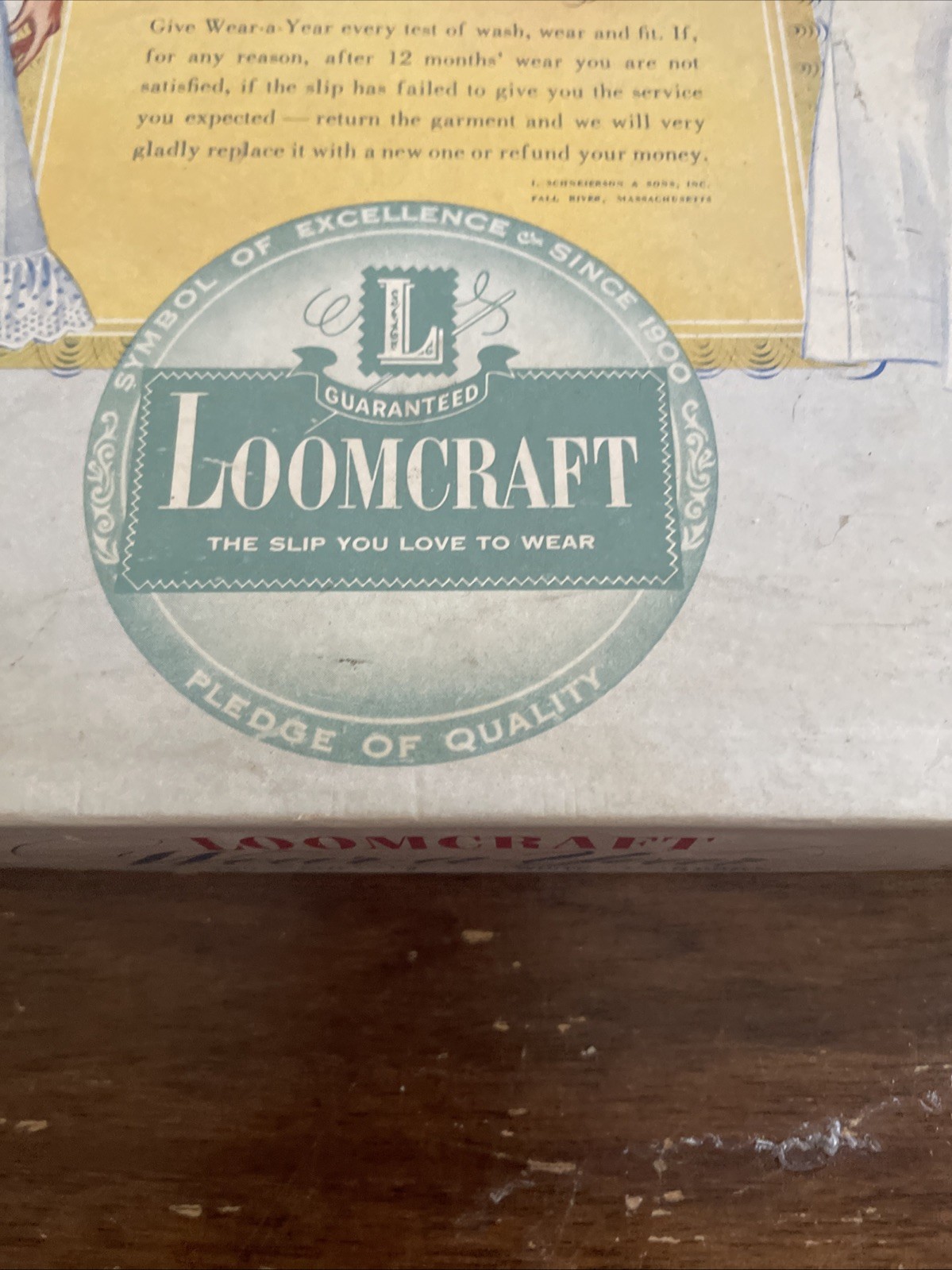 Loomcraft Wear -A- Year Slip Box ( Box Only) No Slip