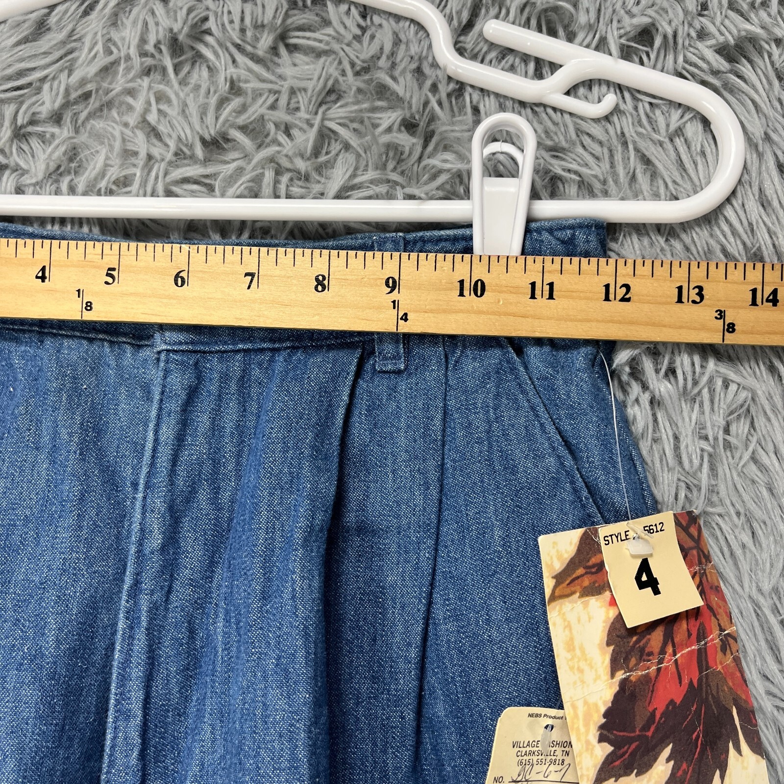 VIntage Dead Stock Gotcha Covered Mom Jeans Women’s 4 Pleated Tapered 80’s